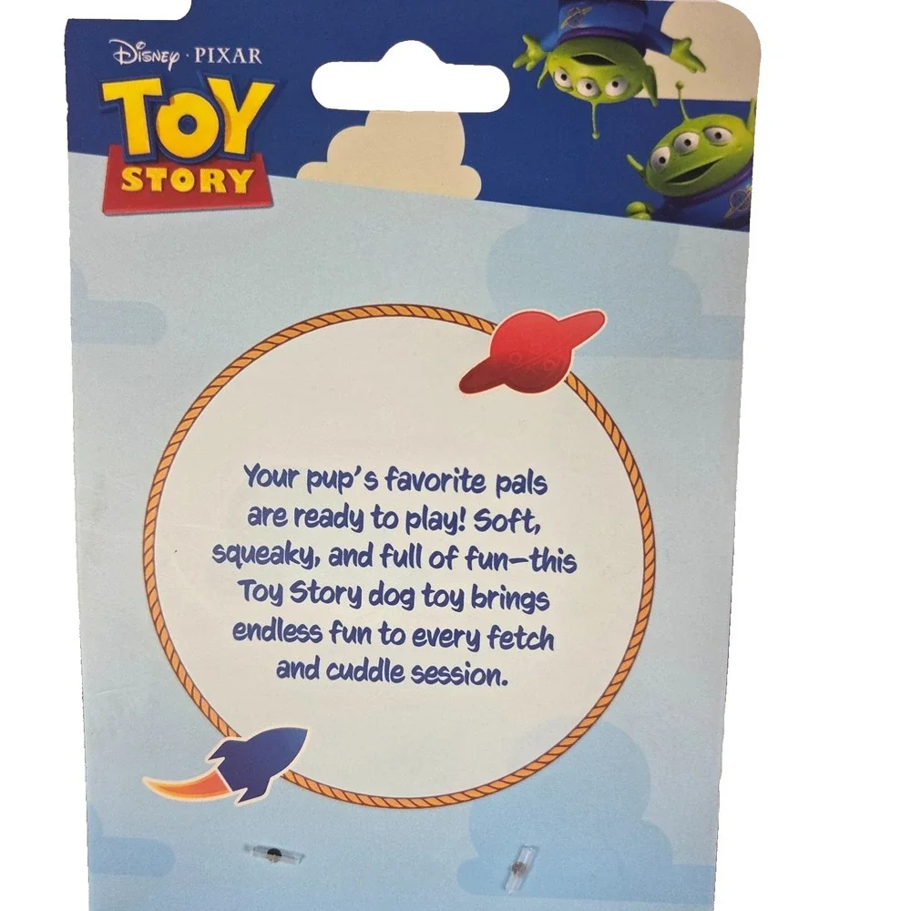 Disney Pixar Slinky Dog Toy Story Plush Dog Toy 10in Brown New Squeaker Stretch